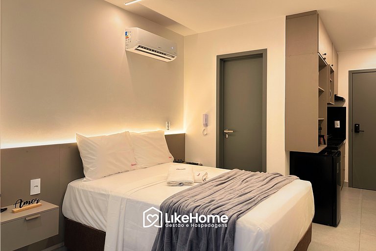 Flat aconchegante com piscina no Manaíra -LikeHome