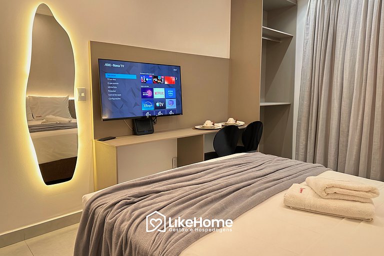 Flat aconchegante com piscina no Manaíra -LikeHome