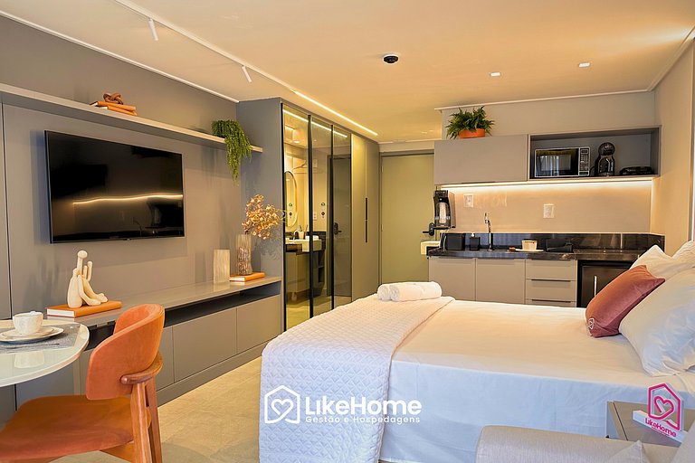 Flat área externa privativa Cabo Branco - LikeHome
