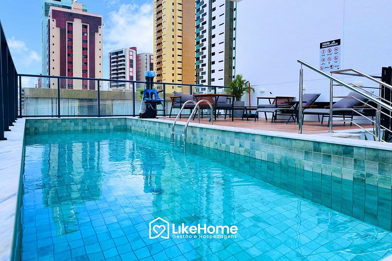 Flat espaçoso Manaíra c/ vista cidade - LikeHome