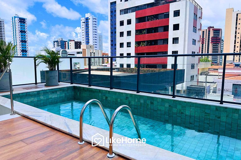 Flat espaçoso Manaíra c/ vista cidade - LikeHome