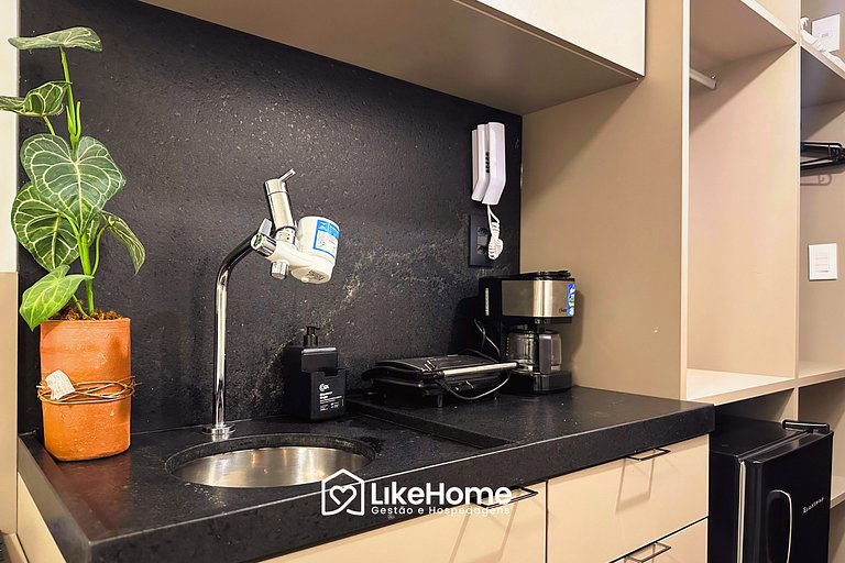 Lindo Flat com vista cidade em Tambaú - LikeHome