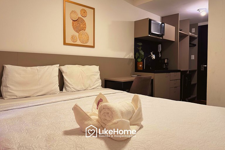 Lindo Flat com vista cidade em Tambaú - LikeHome