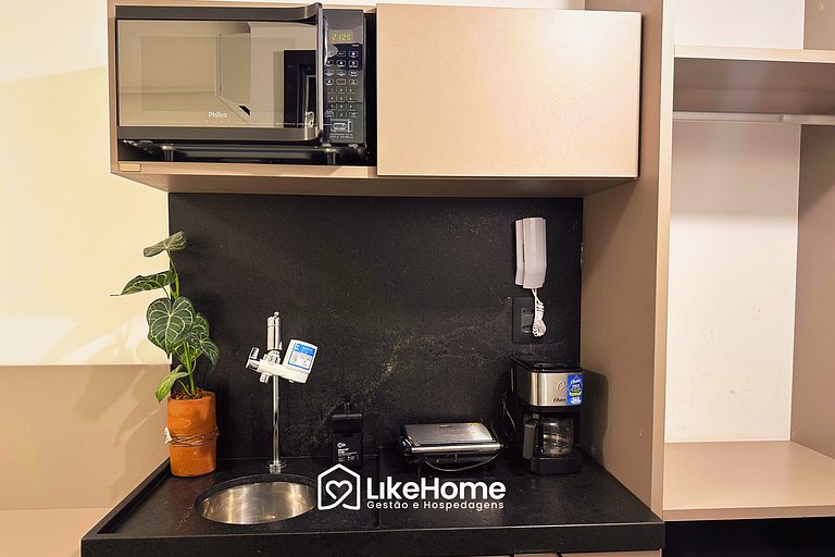 Lindo Flat com vista cidade em Tambaú - LikeHome