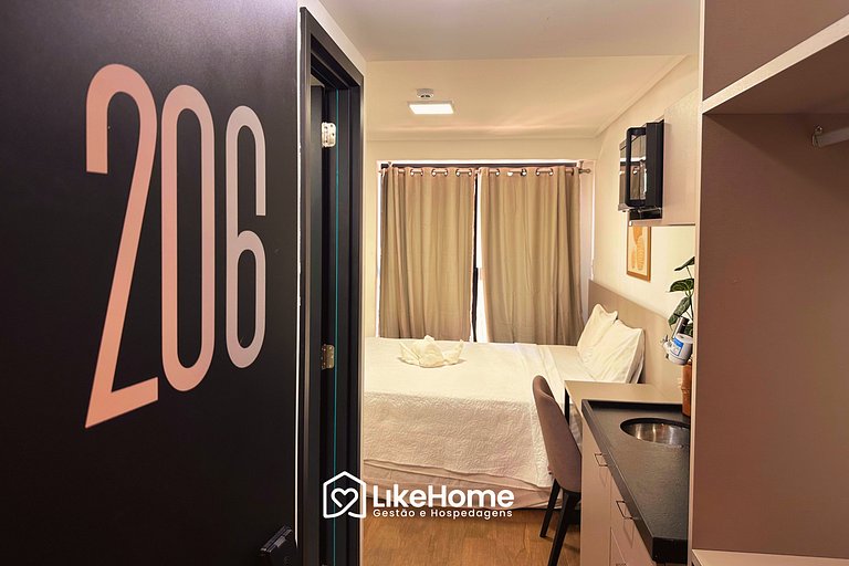 Lindo Flat com vista cidade em Tambaú - LikeHome
