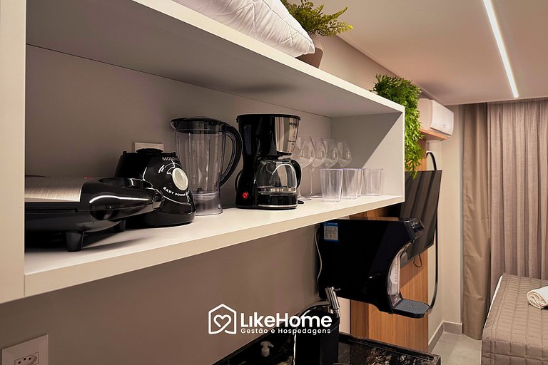 Flat Acolhedor Hit - LikeHome Hospedagens