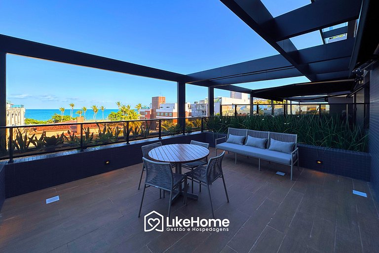 Flat com varanda Hit - LikeHome Hospedagens