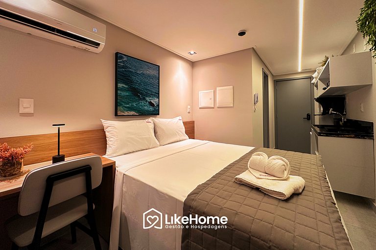 Flat Aconchegante no Hit - LikeHome Hospedagens