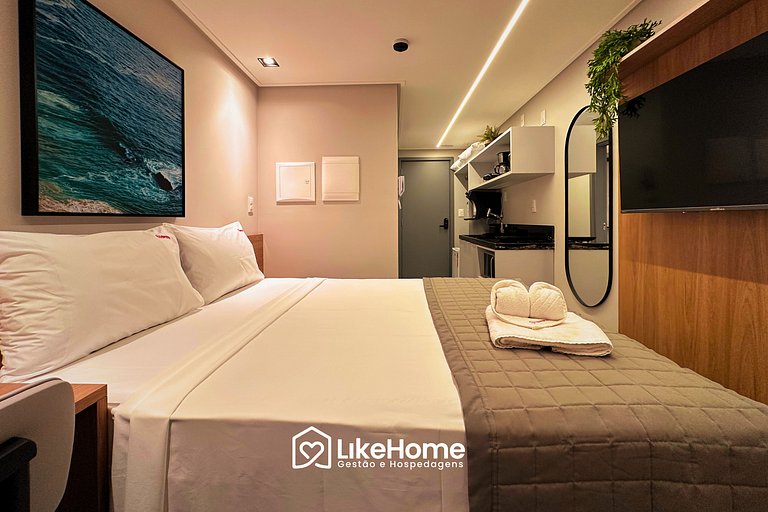 Flat Aconchegante no Hit - LikeHome Hospedagens