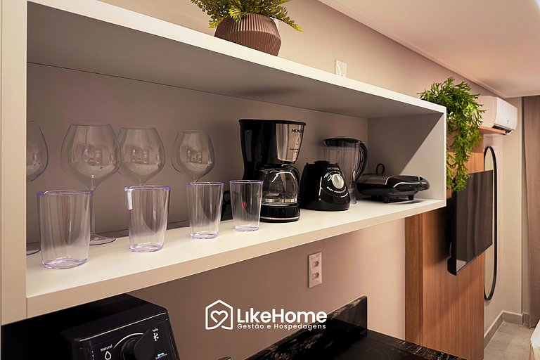 Confortável Flat Hit - LikeHome Hospedagens