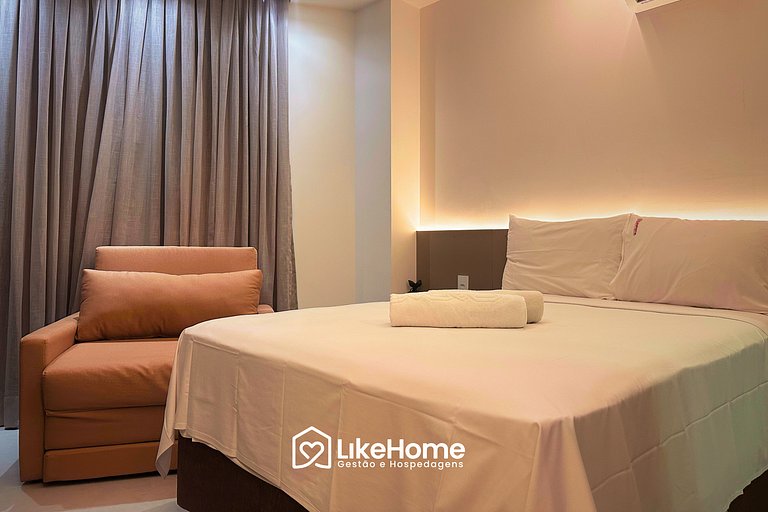 Flat aconchegante com piscina no Manaíra -LikeHome