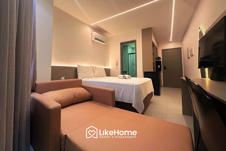 Flat aconchegante com piscina no Manaíra -LikeHome