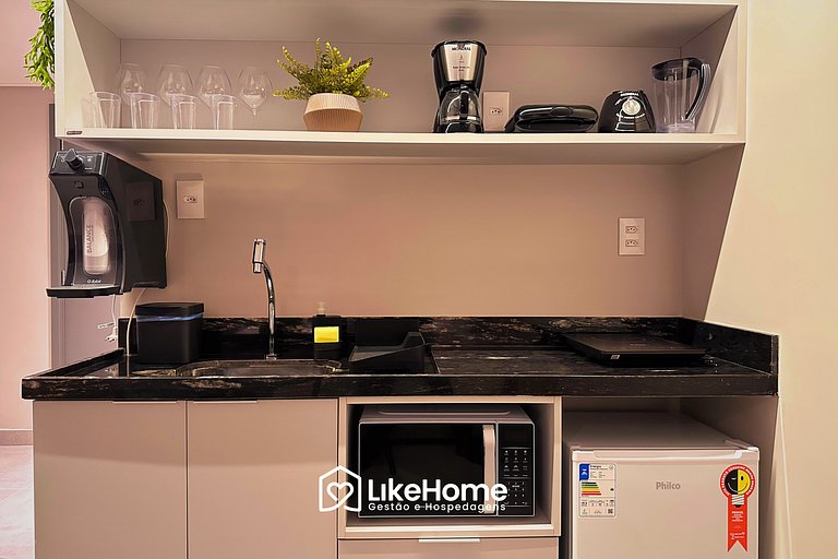 Flat com área externa Cabo Branco - LikeHome