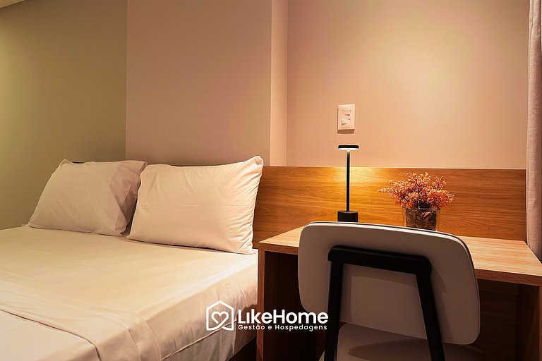 Flat com área externa Cabo Branco - LikeHome