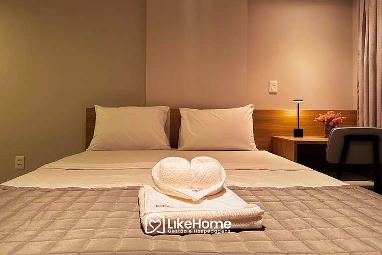 Flat com área externa Cabo Branco - LikeHome