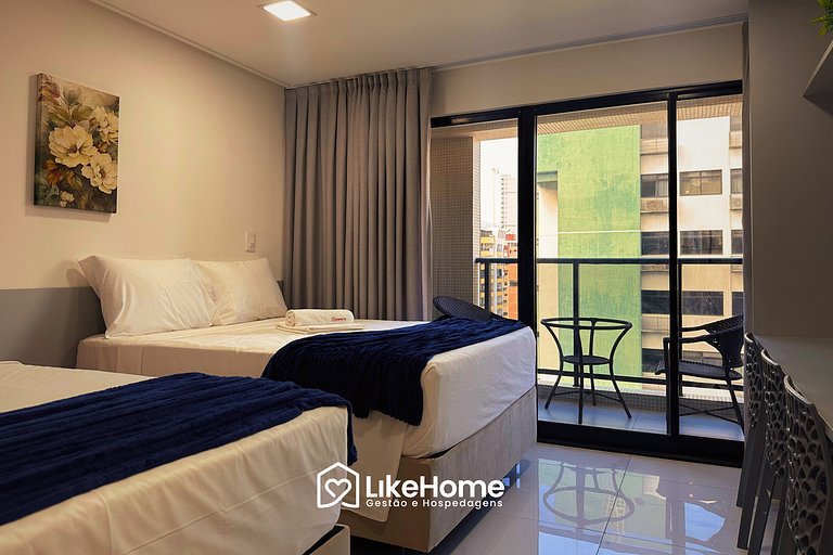 Flat espaçoso em Tambaú p/ 4 pessoas - LikeHome