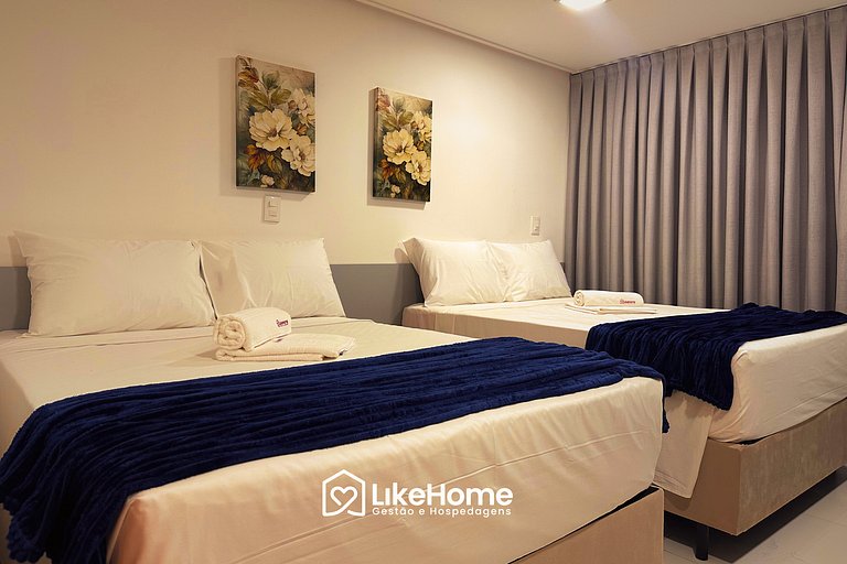 Flat espaçoso em Tambaú p/ 4 pessoas - LikeHome