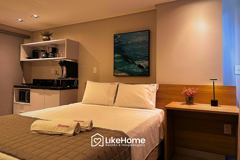 Flat projetado em Cabo Branco orla JP - LikeHome