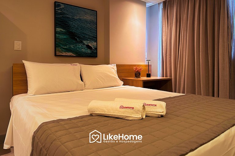 Flat projetado em Cabo Branco orla JP - LikeHome