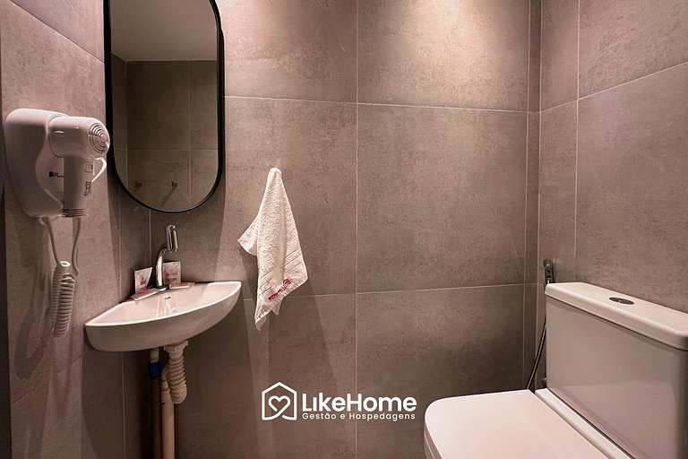 Flat projetado em Cabo Branco orla JP - LikeHome