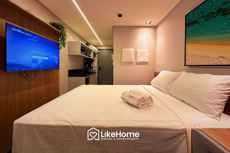 Flat no Cabo Branco c/ piscina e hidro - LikeHome