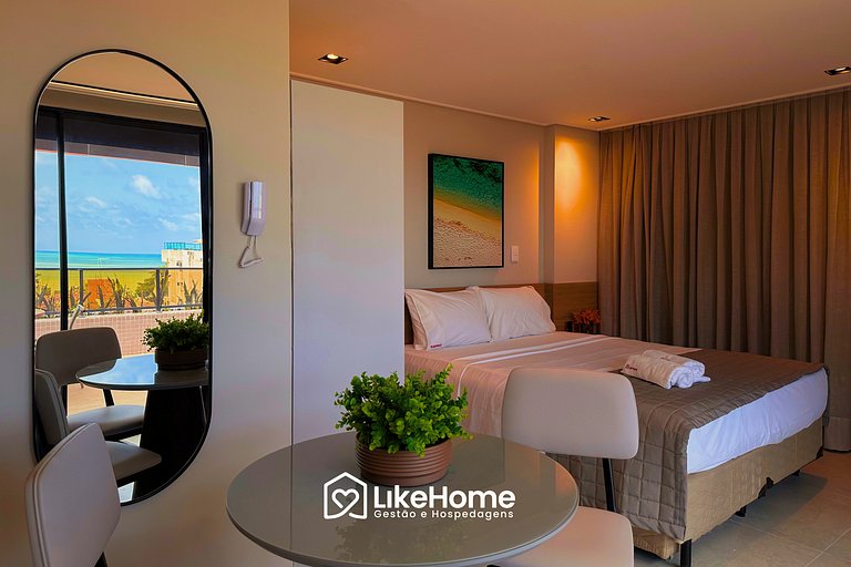 Flat c/ varanda no Hit - LikeHome Hospedagens