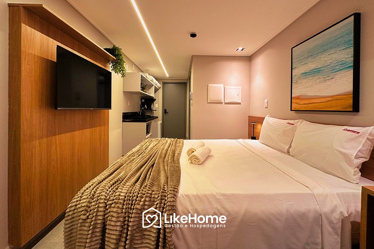 Flat Cabo Branco c/ roodtop vista mar - LikeHome