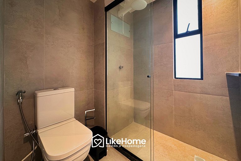 Flat c/ belo terraço no Hit - LikeHome Hospedagens