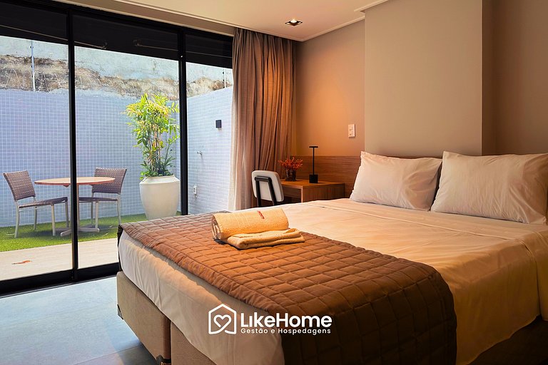 Flat térreo epaçoso na praia de JP - LikeHome