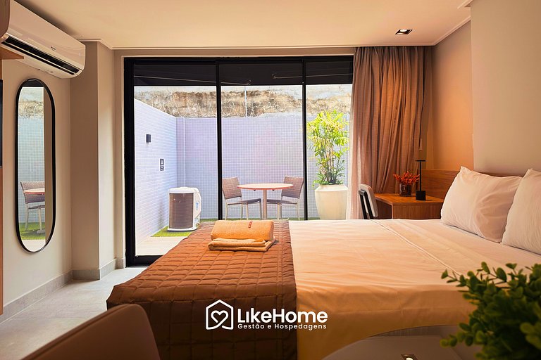 Flat térreo epaçoso na praia de JP - LikeHome