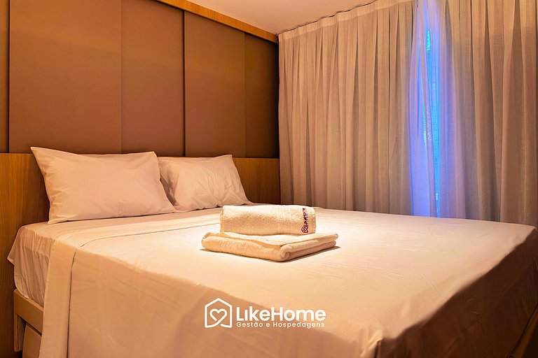 Belo Flat c/ vista praia Cabo Branco - LikeHome