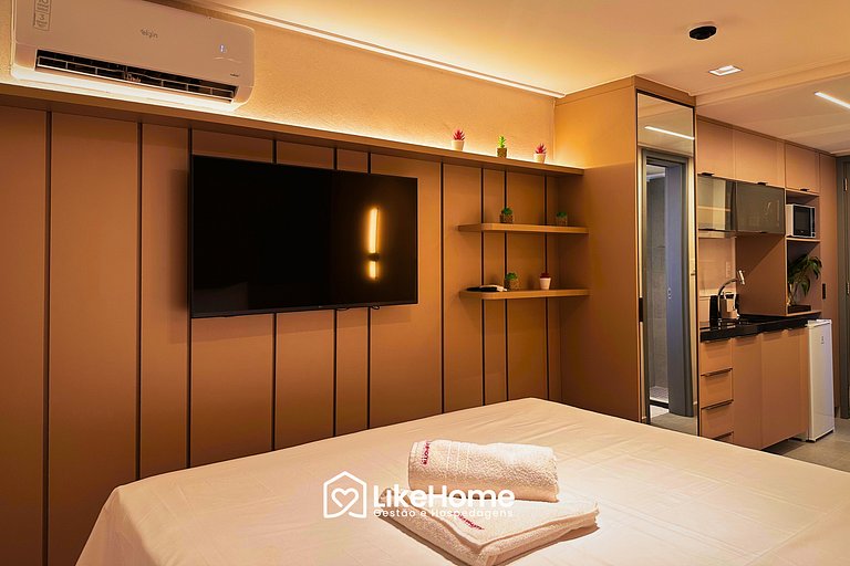 Belo Flat c/ Linda vista HIT- LikeHome Hospedagens