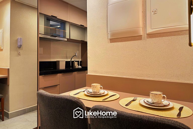 Belo Flat c/ Vista no Hit - LikeHome Hospedagens