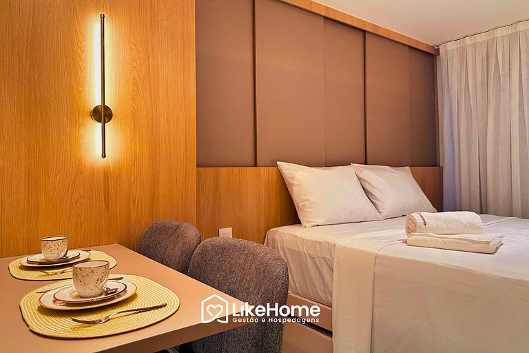 Belo Flat c/ Vista no Hit - LikeHome Hospedagens