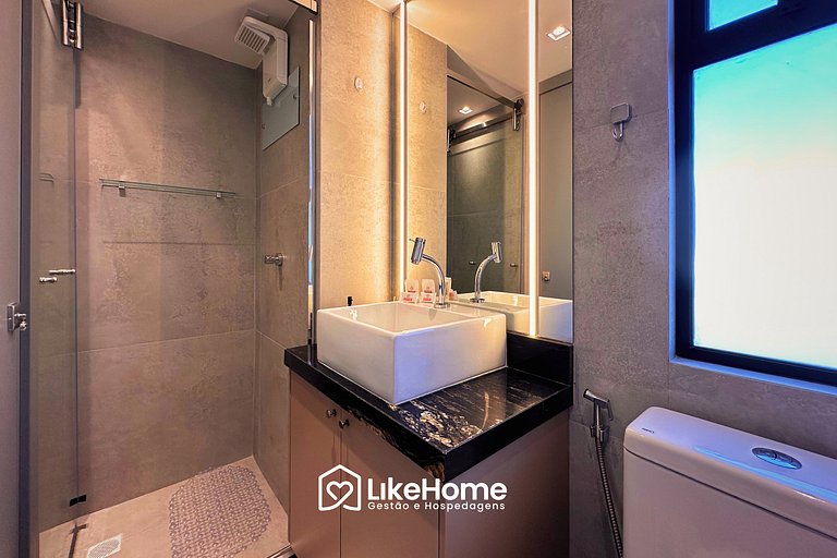Belo Flat c/ Linda vista HIT- LikeHome Hospedagens