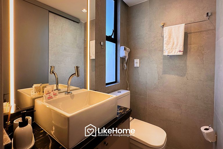 Belo Flat c/ Linda vista HIT- LikeHome Hospedagens