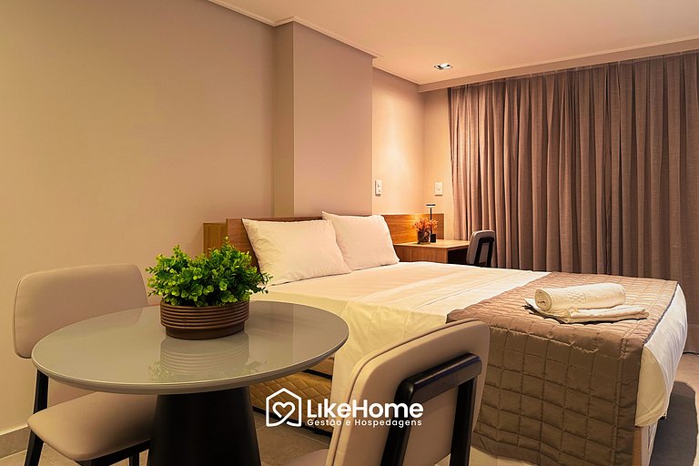 Flat c/ jardim no HIT - LikeHome Hospedagens