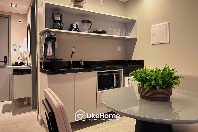 Flat c/ jardim no HIT - LikeHome Hospedagens