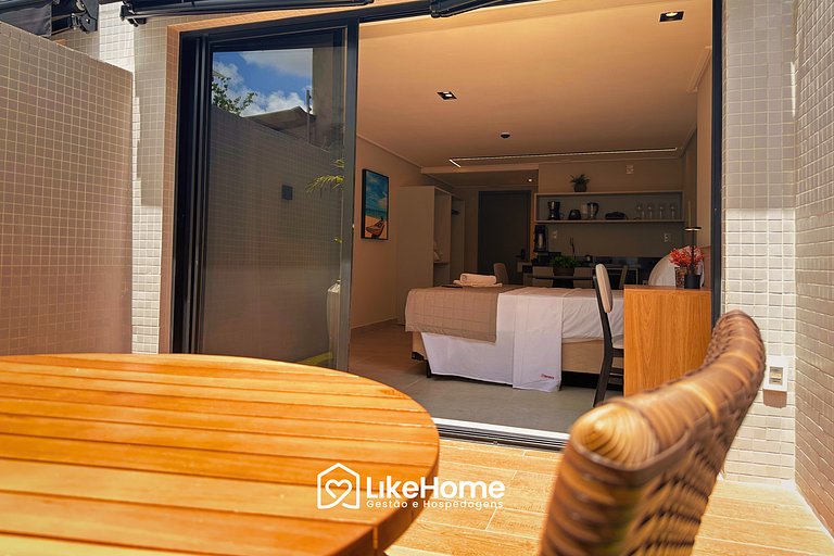 Flat c/ jardim no HIT - LikeHome Hospedagens