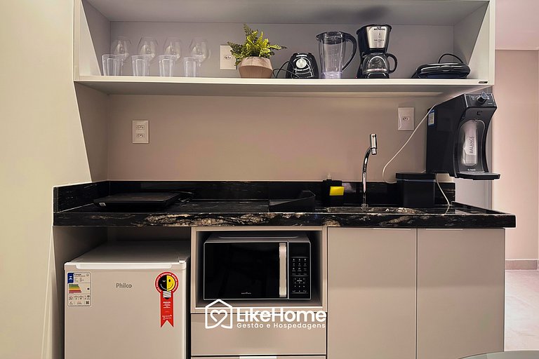 Flat área externa privativa praia - LikeHome