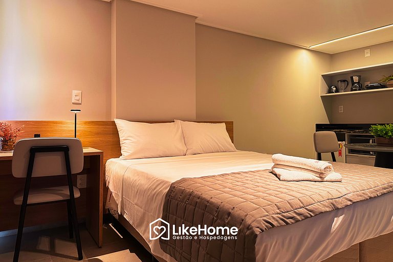 Flat área externa privativa praia - LikeHome