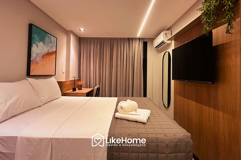 Flat acolhedor Hit CaboBranco-LikeHome Hospedagens