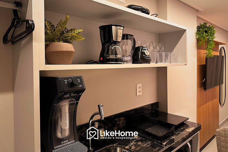 Flat Cabo Branco com pisicna rooftop - LikeHome