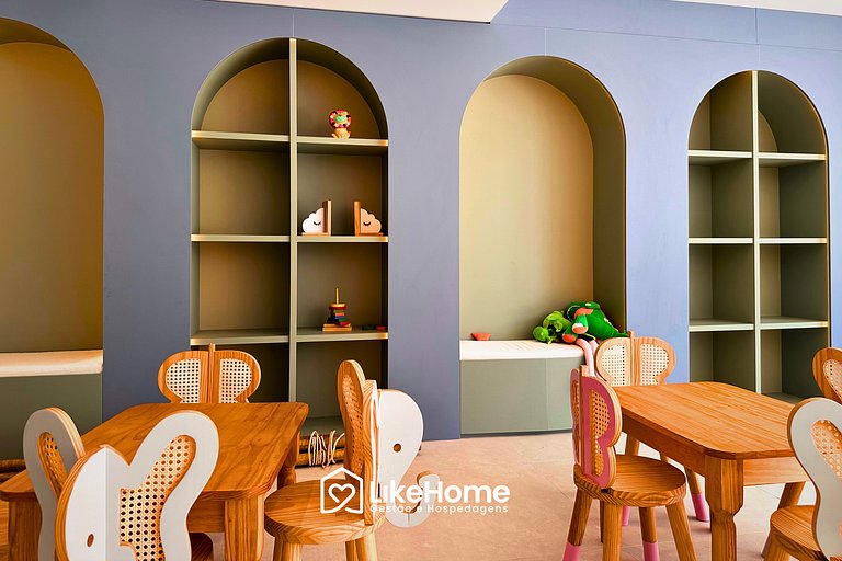 Apartamento para família com varanda - LikeHome