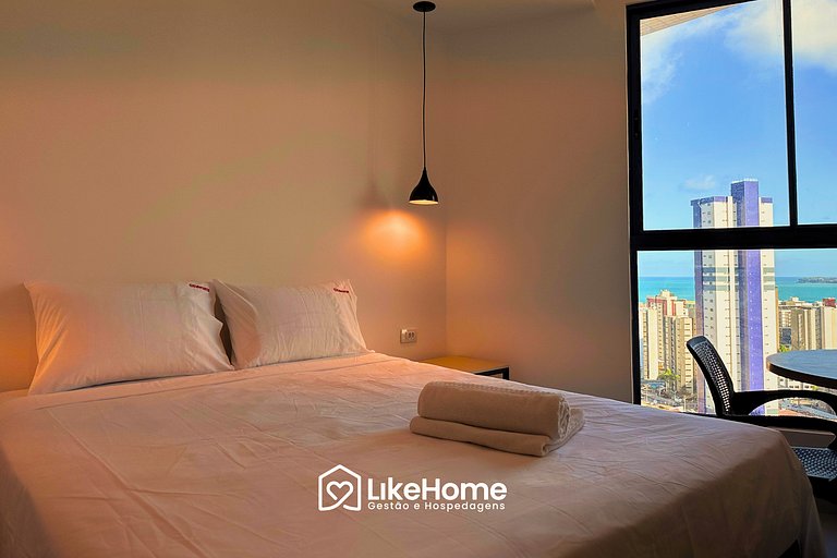 Flat c/ bela vista no Solaz Manaíra - LikeHome