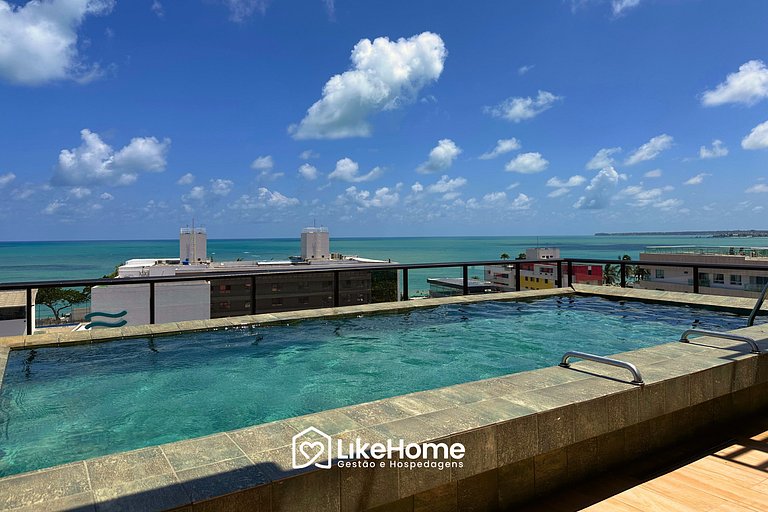 Flat no bessa c/ vista mar e varanda - LikeHome