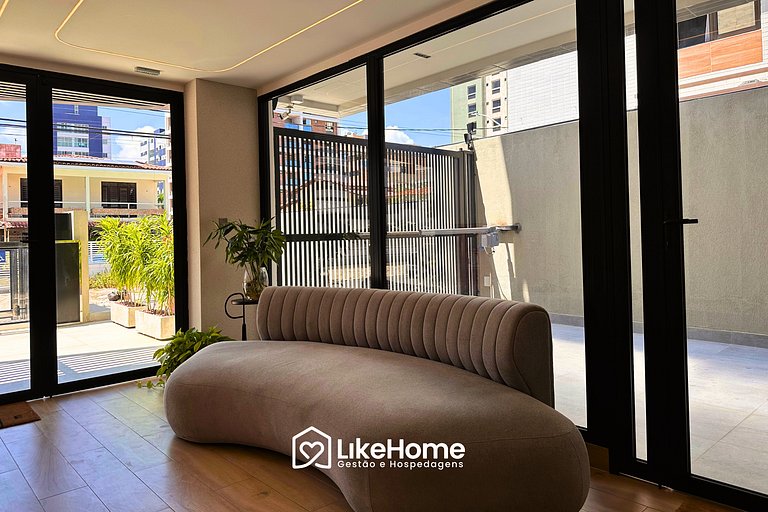 Flat praia bessa com piscina vista mar - LikeHome