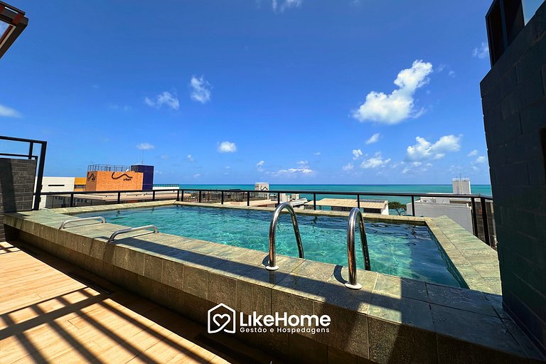 Flat no bessa c/ vista mar e varanda - LikeHome