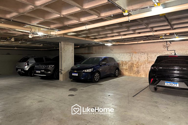 Flat c/ varanda Ciel Home - LikeHome Hospedagens