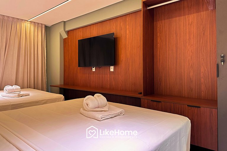 Flat c/ vista Ciel Home - LikeHome Hospedagens